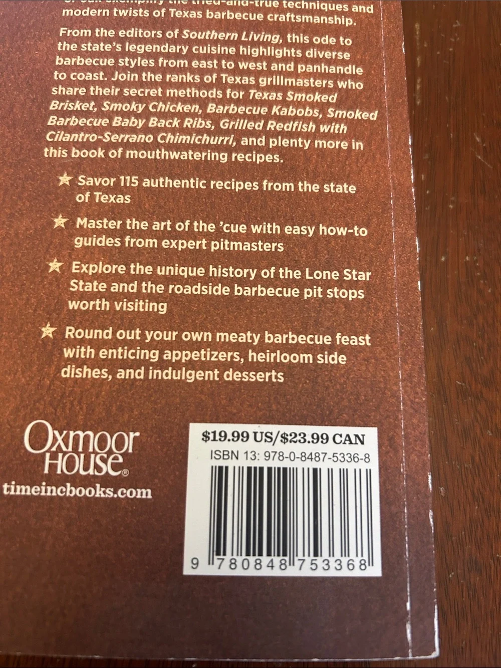 Southern Living Texas BBQ Cookbook EUC